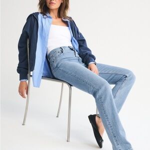 Abercrombie & Fitch Light Blue Straight Leg Jeans